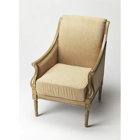 BUTLER WEXFORD CAPPUCCINO ACCENT CHAIR